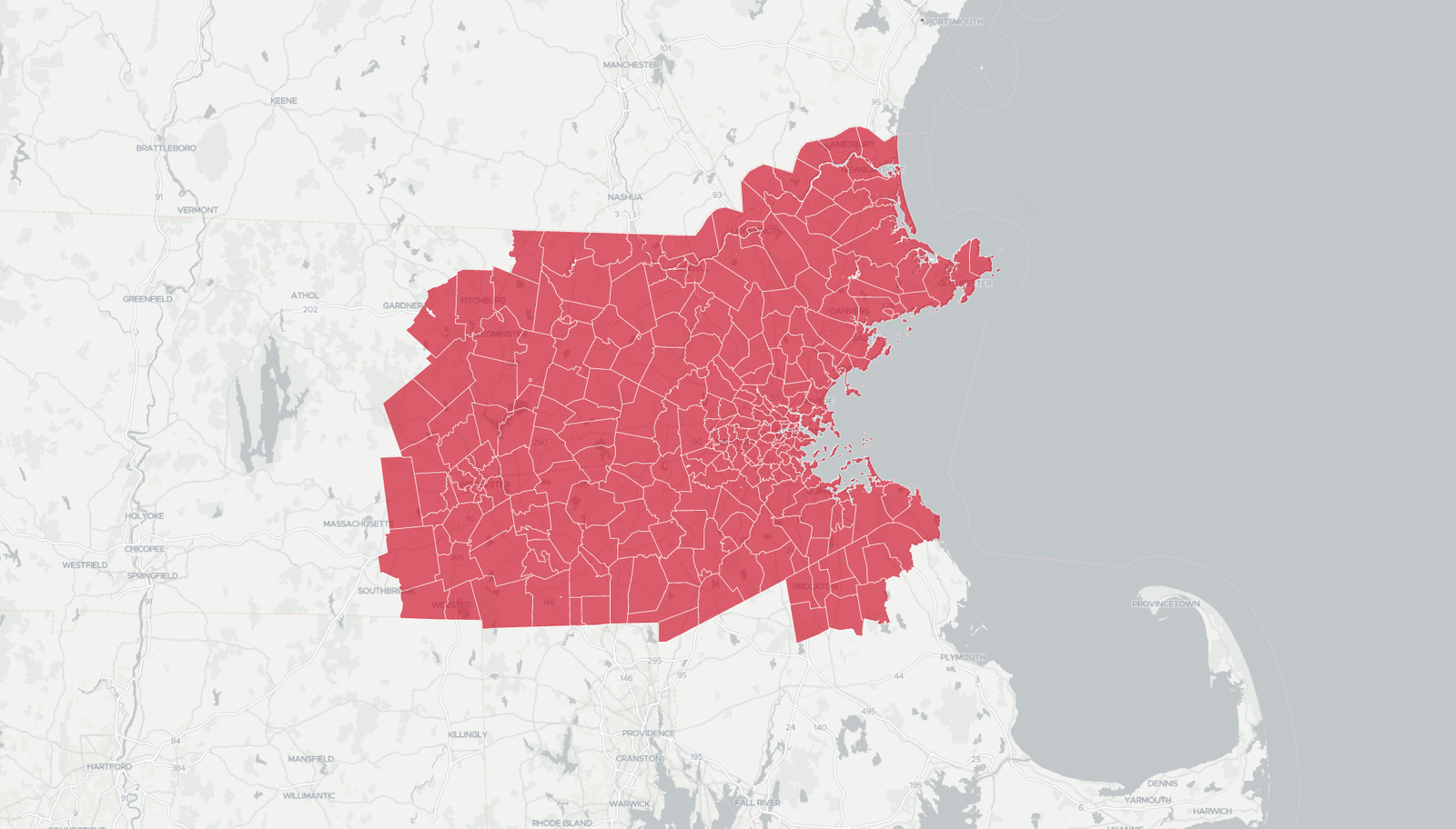 Greater Boston Service Area